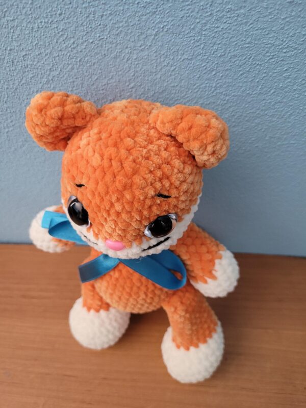 Handmade Crochet Plush Cat – Soft and Cuddly Friend - Image 5