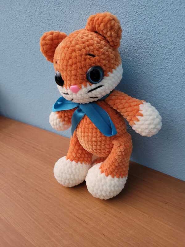 Handmade Crochet Plush Cat – Soft and Cuddly Friend - Image 6