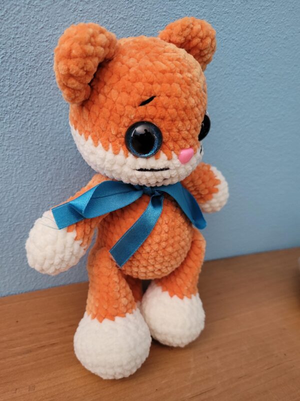 Handmade Crochet Plush Cat – Soft and Cuddly Friend - Image 8