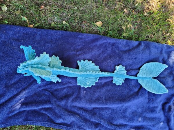 Handmade Crochet Water Dragon – 80 cm of pure aquatic fantasy! - Image 5