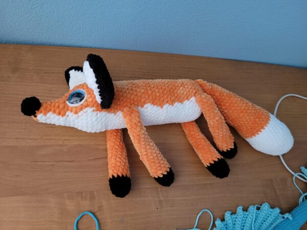 Crochet fox from little prince, plush toy - Image 2