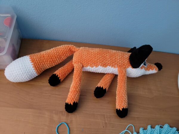 Crochet fox from little prince, plush toy - Image 3