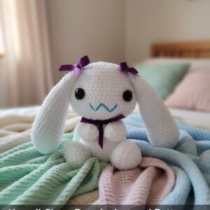 Big, fluffy creepy, Cinna puppy, long eared dog Crochet Pattern PDF – Amigurumi, kawaii, soft plush toy – print-friendly.