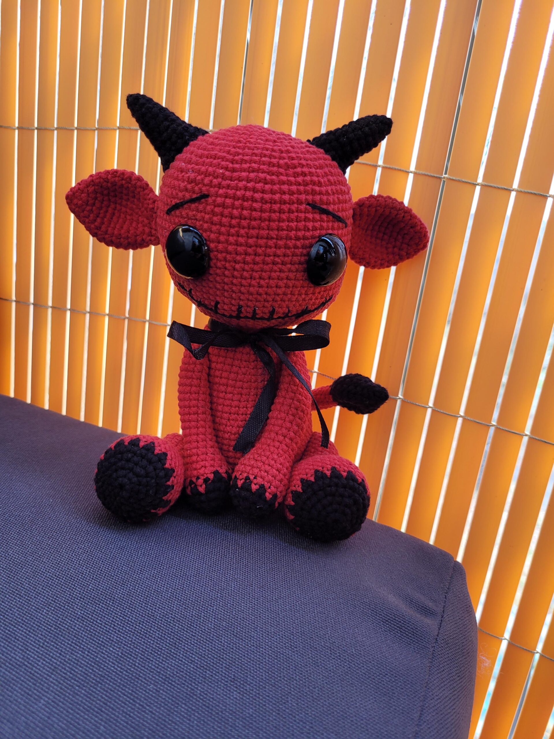 Handmade Amigurumi kawaii Devil, gift, - Crochet Pattern - Image 3