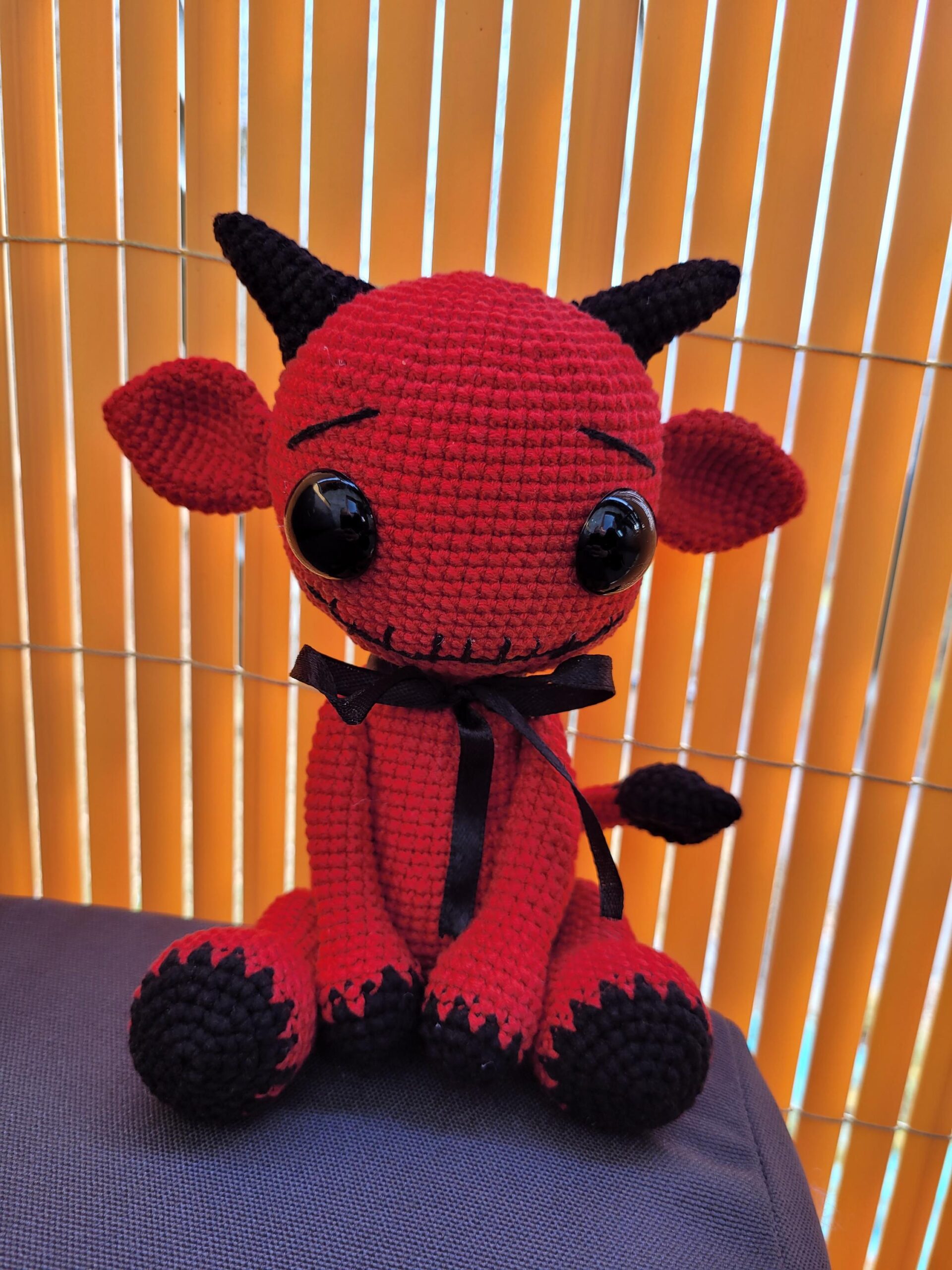 Handmade Amigurumi kawaii Devil, gift, - Crochet Pattern - Image 5