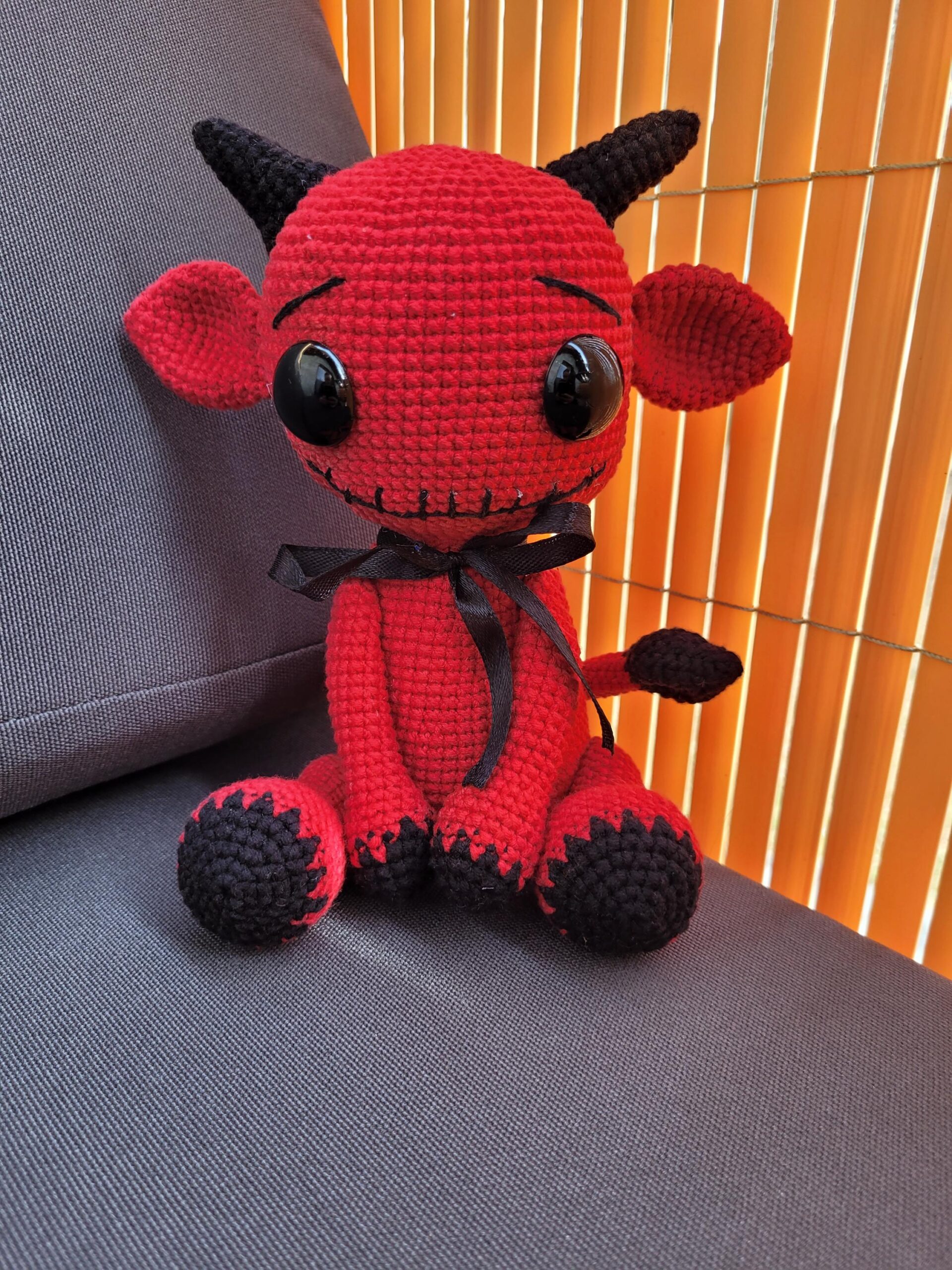 Handmade Amigurumi kawaii Devil, gift, - Crochet Pattern - Image 9