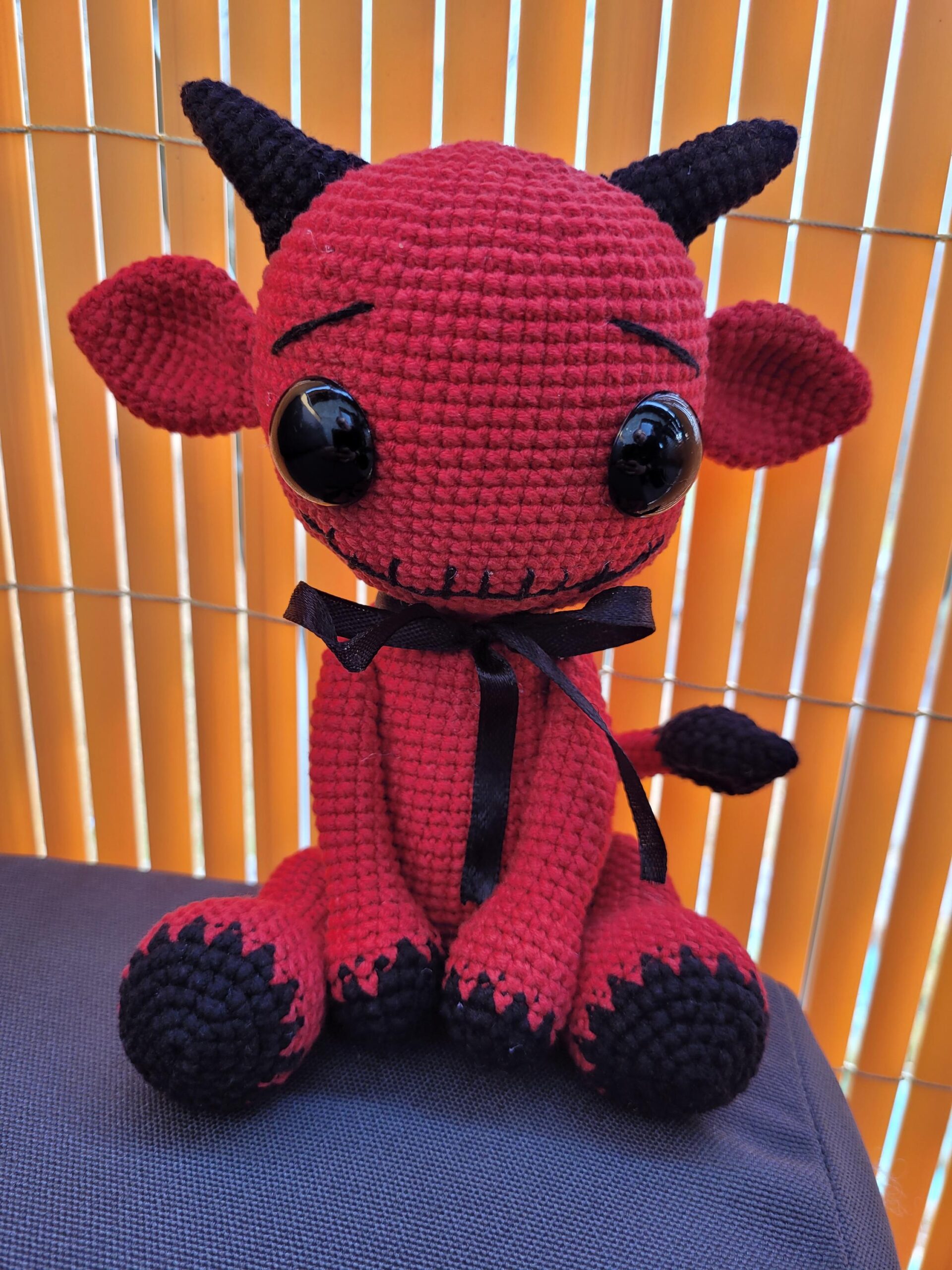 Handmade Amigurumi kawaii Devil, gift, - Crochet Pattern - Image 2